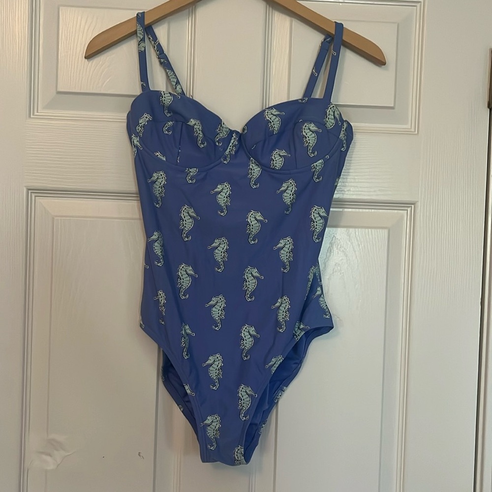 Kate spade seahorse bathing suit